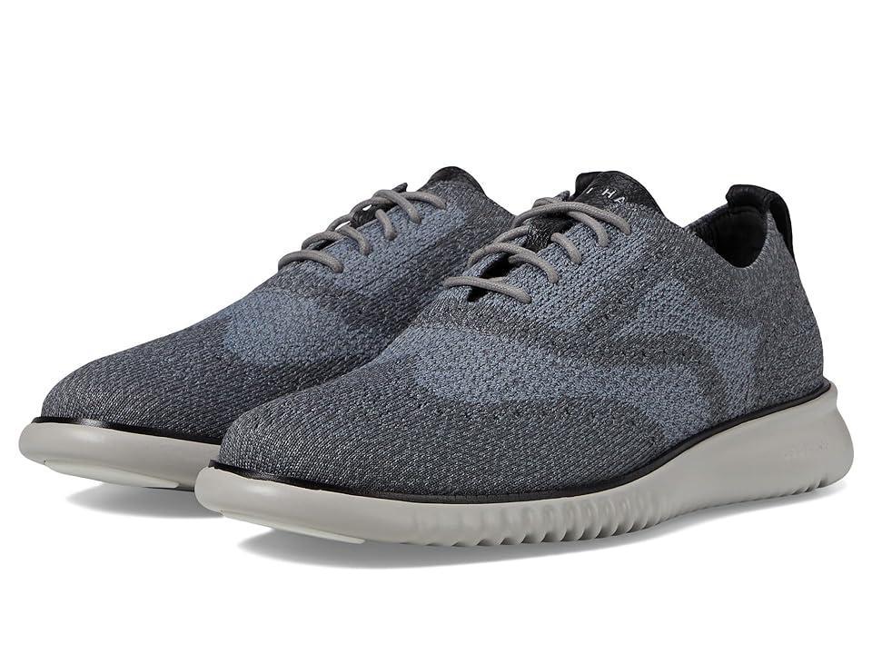 Cole Haan Mens 2.ZERGRAND Wingtip Oxford Shoes - Grey Size 8 Product Image