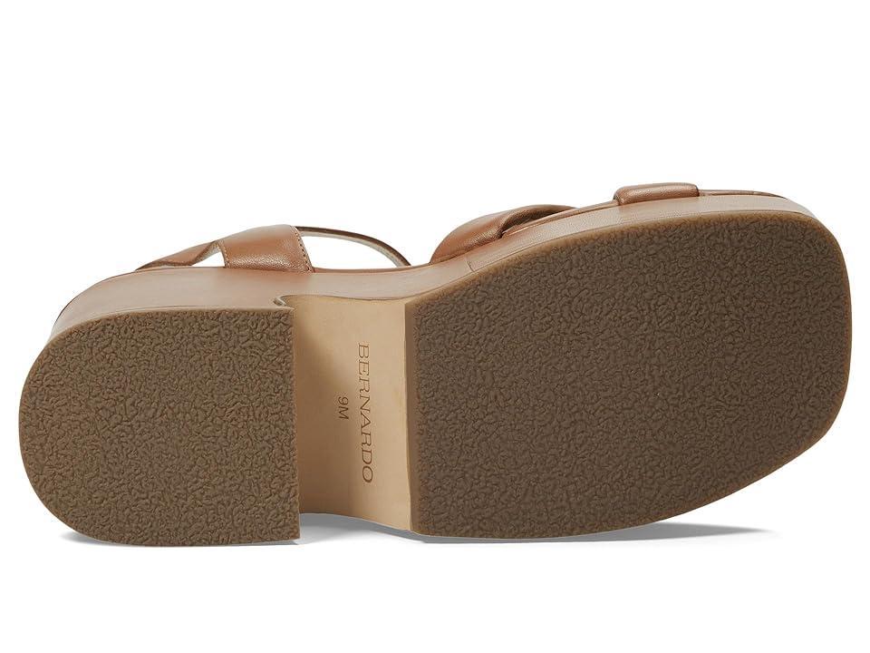 Leather Crisscross Platform Sandals Product Image