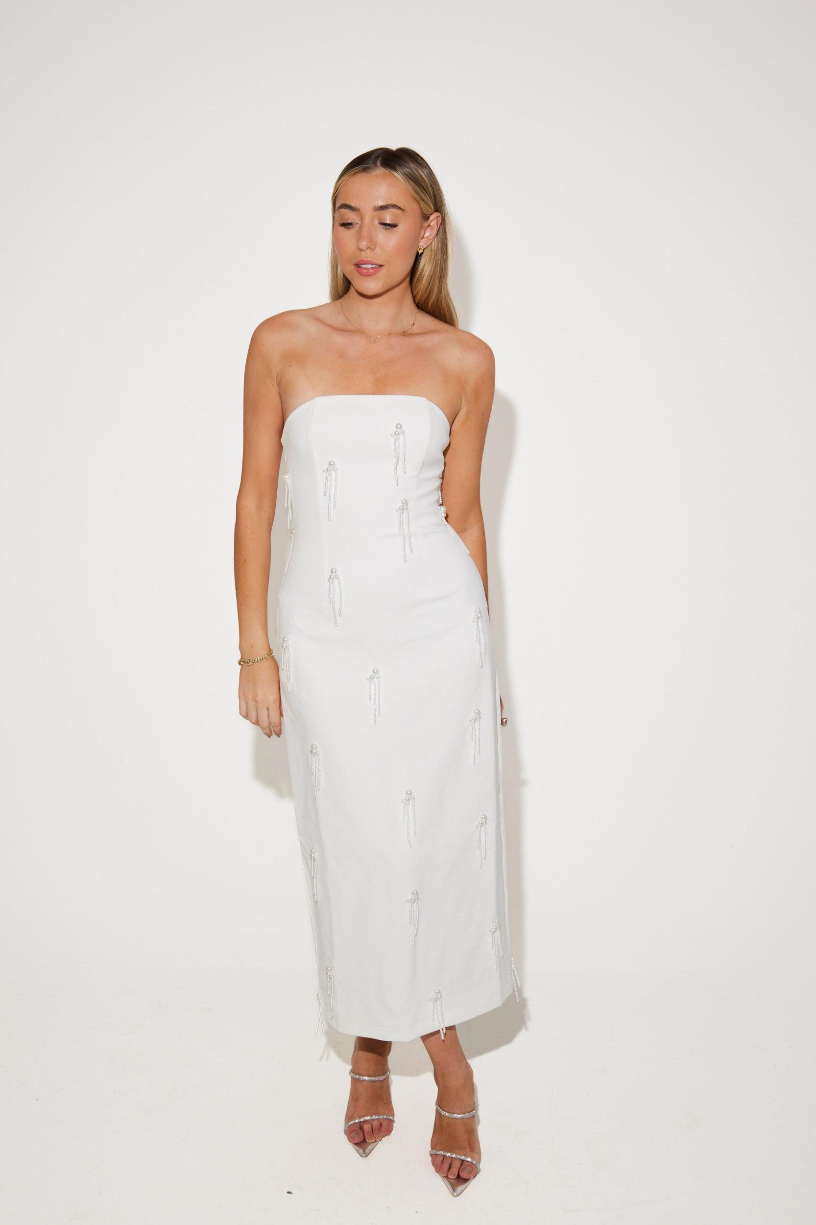 The Ultimate Muse Embellished Midi Dress Product Image