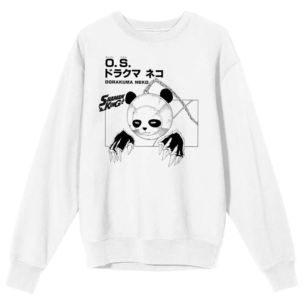 Men's Shaman King Manga Xlong - Xlong Sweatshirt, Size: XXL, White Product Image