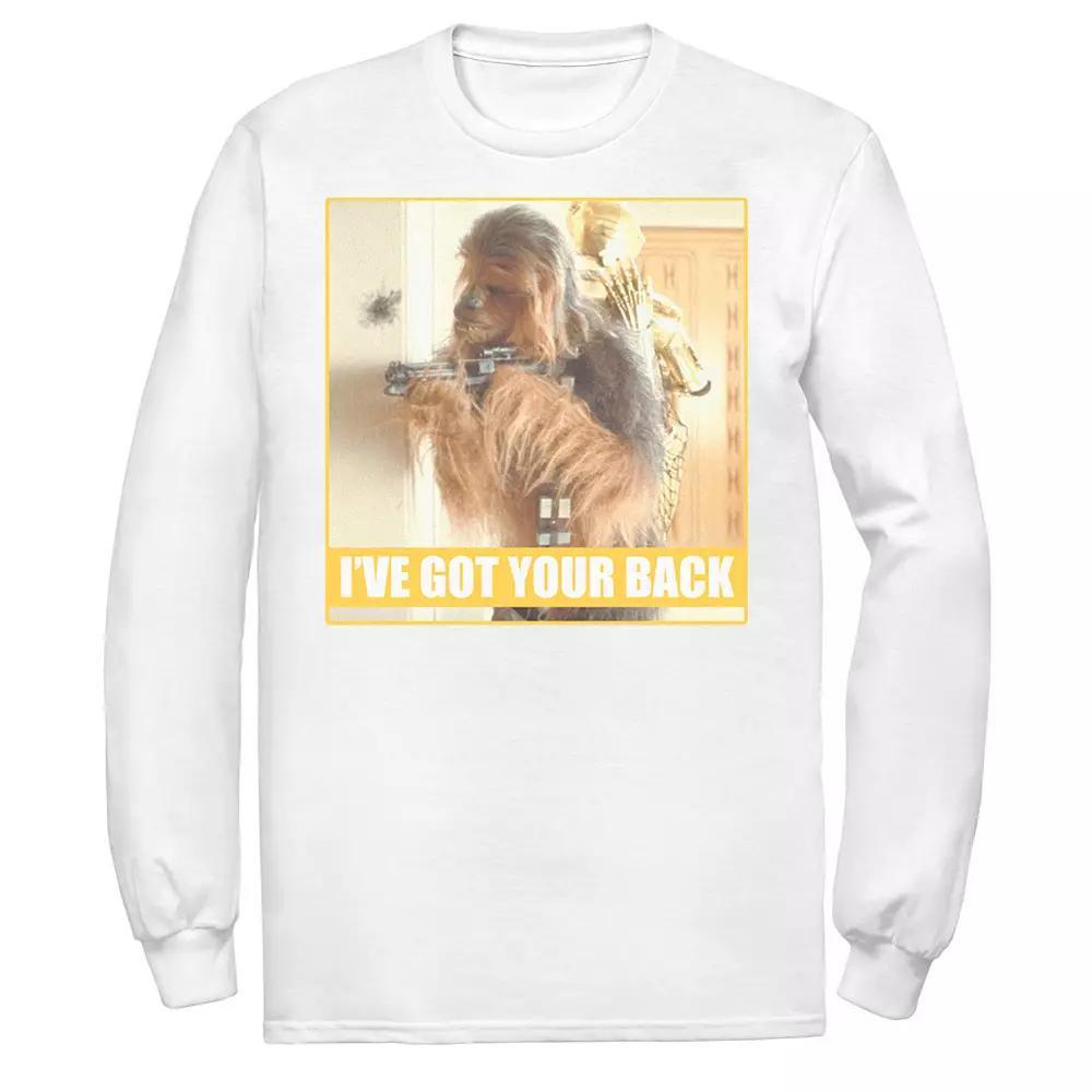 Men's Star Wars Chewie & C-3PO I've Got Your Back Poster Tee, Size: Large, White Product Image