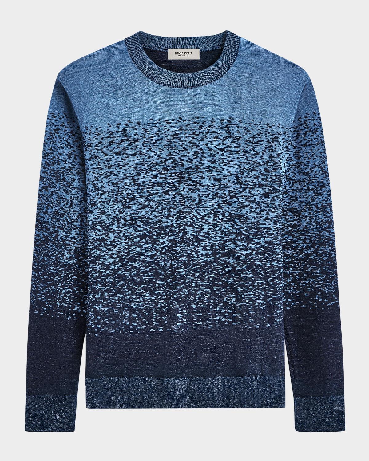 Mens Wool Degrade Crewneck Sweater Product Image