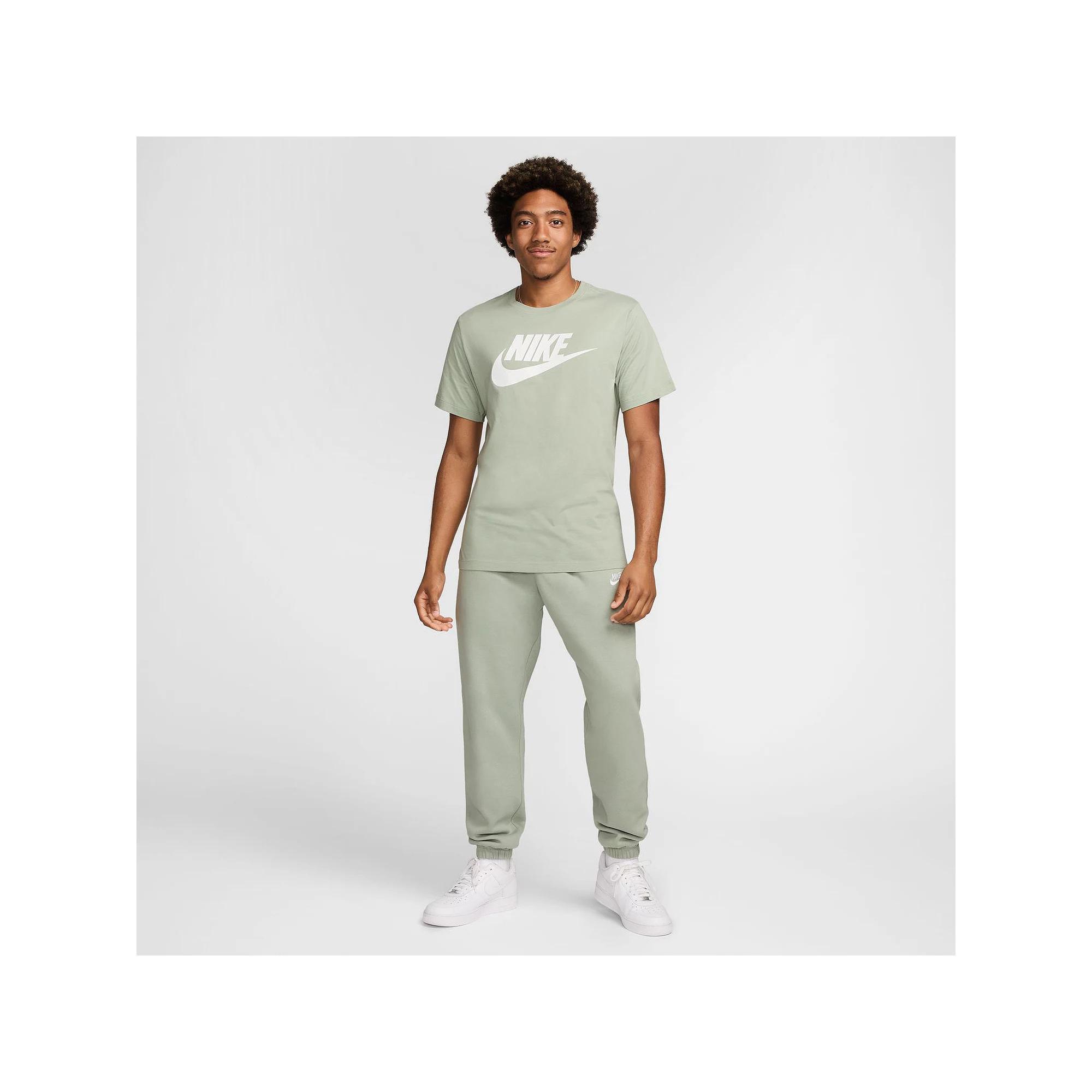 Men's Nike Icon Futura Tee, Size: Medium, Green Horizon Product Image