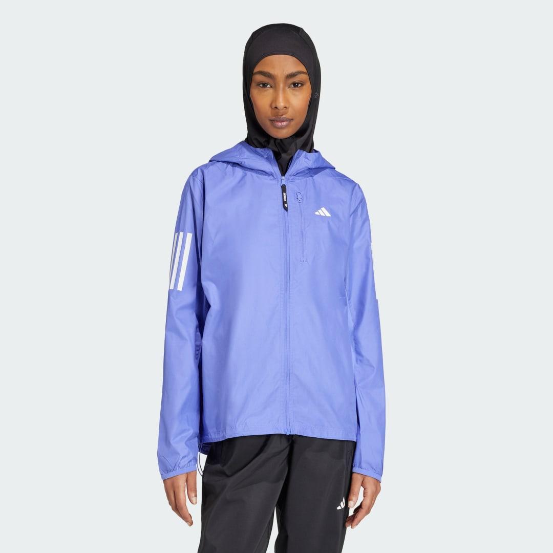 adidas Own The Run Jacket Black L Womens Product Image