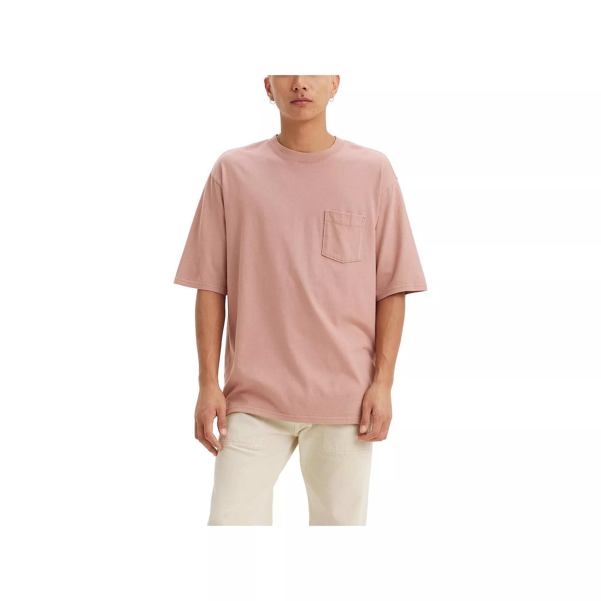 Men's Levi's® Half Sleeve Pocket T-Shirt, Size: XXL, Woodrose Product Image