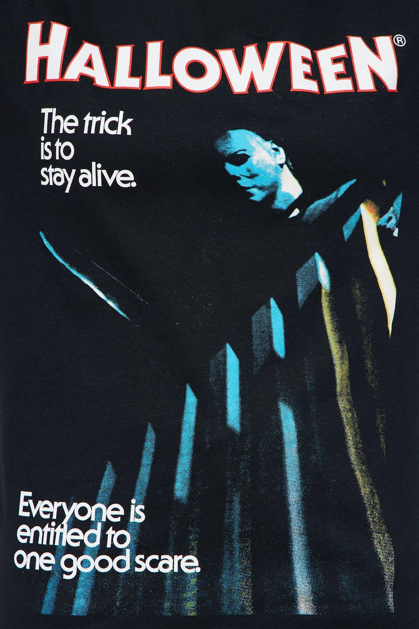 Halloween Michael Myers Long Sleeve Tee - Black Product Image