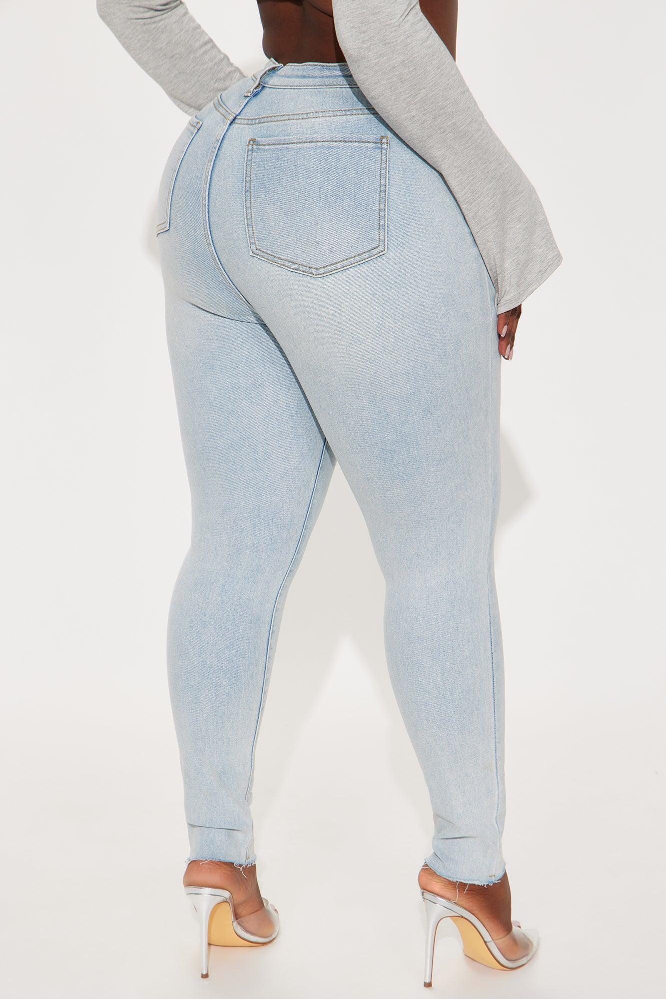 In My Prime High Waist Skinny Jeans - Light Wash Product Image