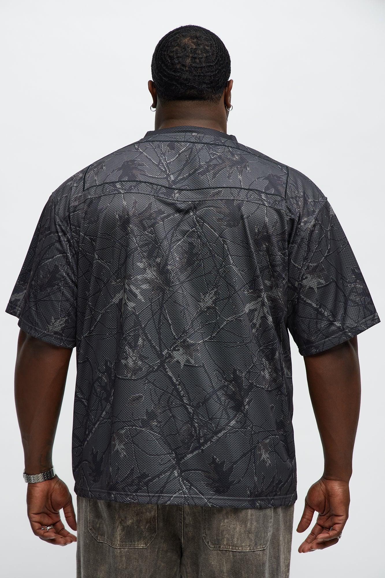 Short Sleeve Camo Jersey - Black Product Image