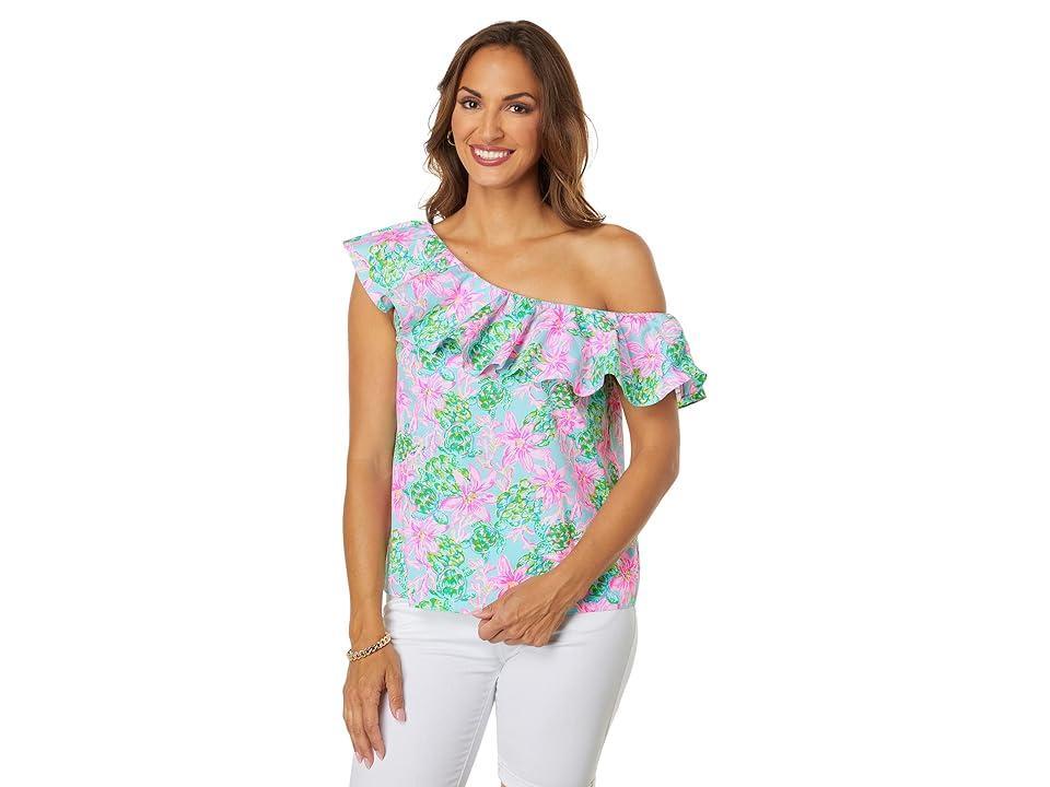 Lilly Pulitzer Ivette 3/4 Sleeve Maxi Dress (Chocolate My Favorite Spot) Women's Clothing Product Image