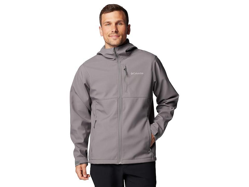 Big & Tall Columbia Ascender™ II Midweight Hooded Soft Shell Jacket, Men's, Size: 4XB, Black Product Image