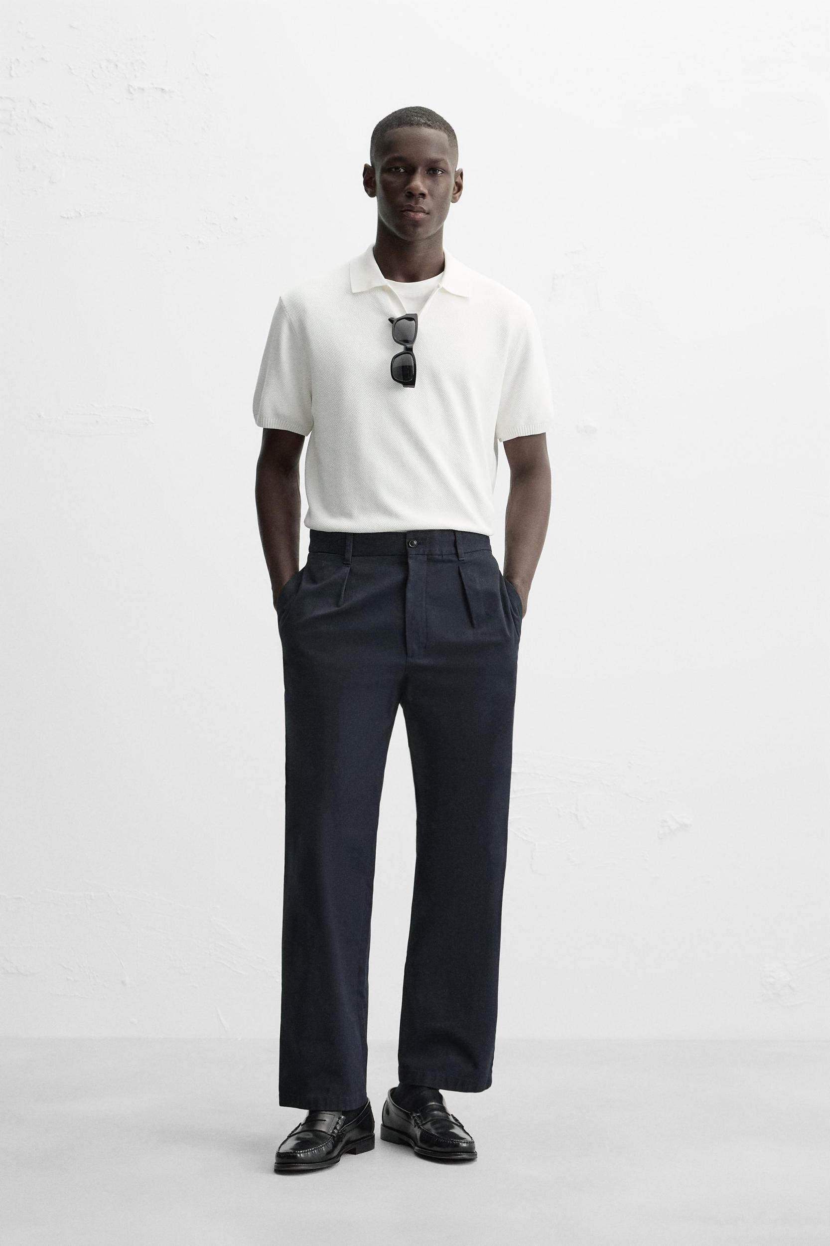 TEXTURED KNIT POLO Product Image