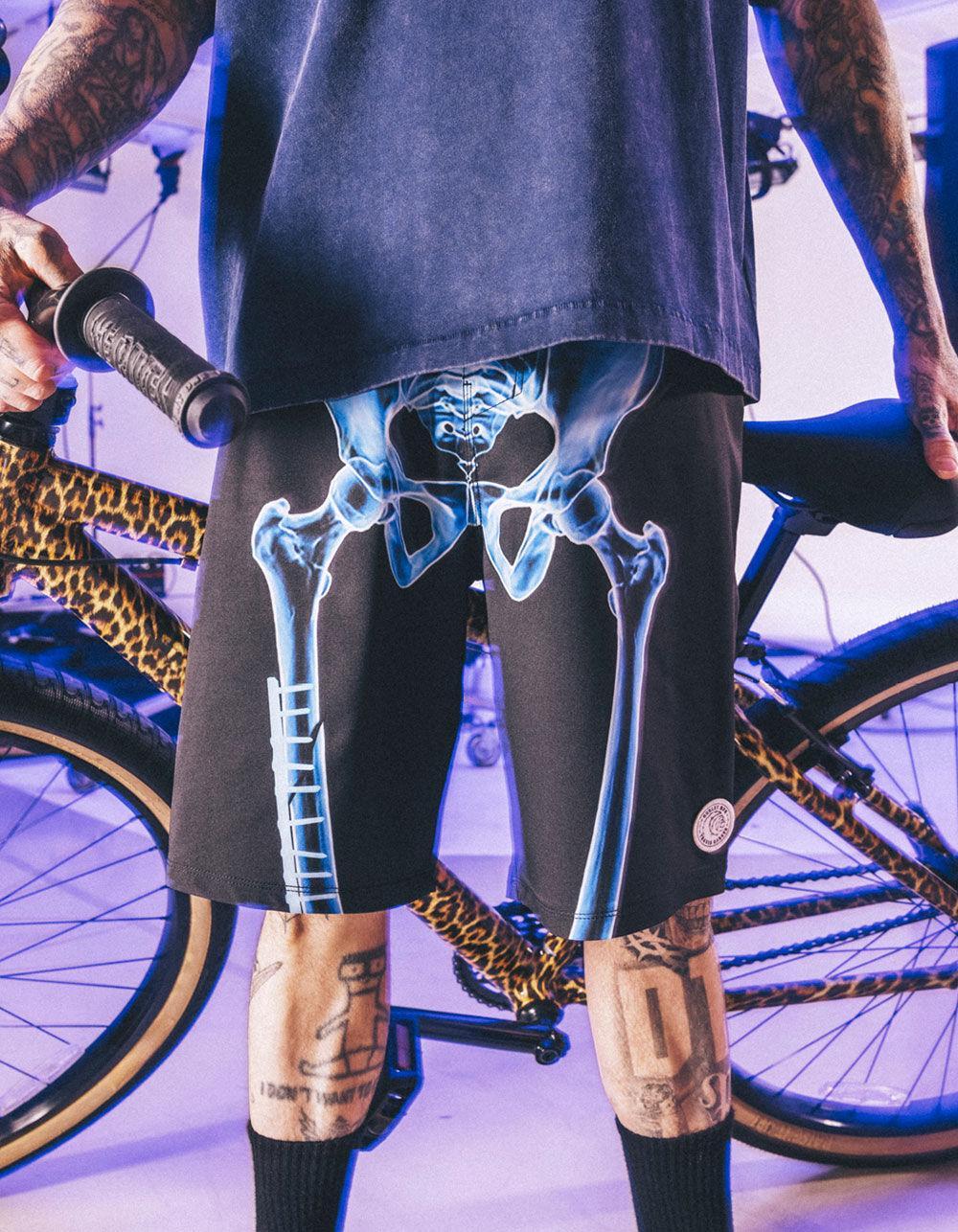HURLEY x Travis Barker Phantom Eco X-Ray Mens 20" Boardshorts - BLACK Product Image