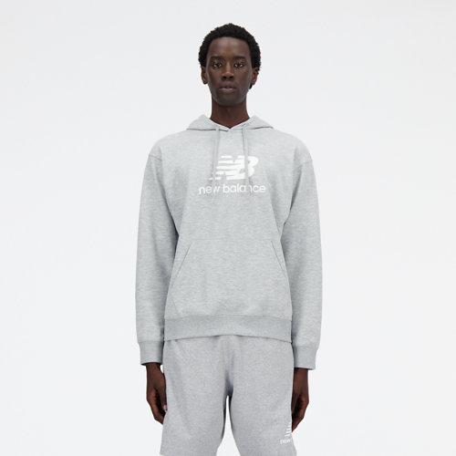 New Balance New Balance Men's Sport Essentials French Terry Logo Hoodie (Athletic Grey) Men's Clothing Product Image