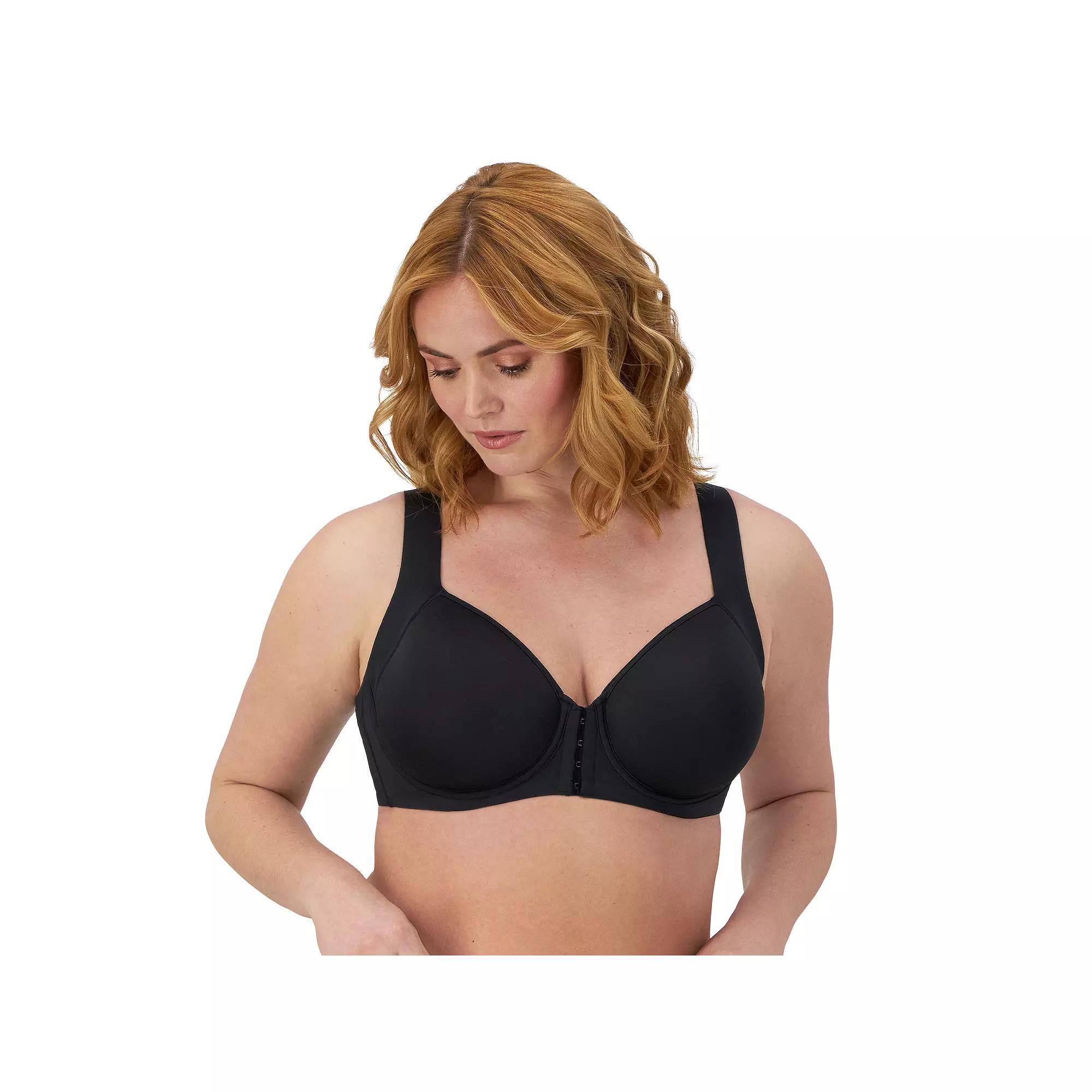 Bali One Smooth U Posture Boost With EverSmooth Back Underwire Bra DF3450, Women's, Size: 38 C, Black Product Image