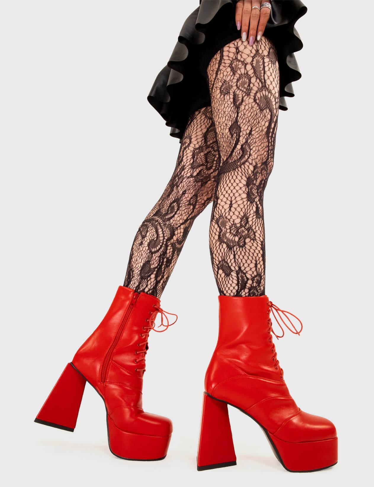 Strollin' Platform Ankle Boots Product Image
