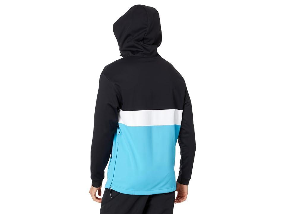 Oakley TNP Nose Grab Softshell Hoodie Bright Blue) Men's Sweatshirt Product Image