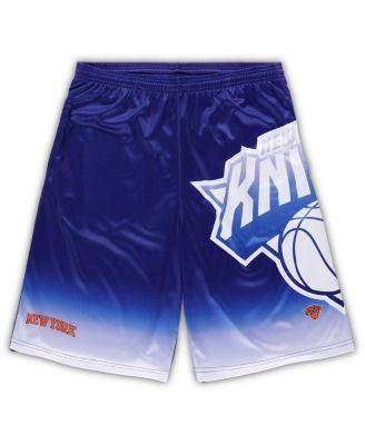 Men's Fanatics Branded Blue New York Knicks Big & Tall Graphic Shorts, Size: XLT Product Image