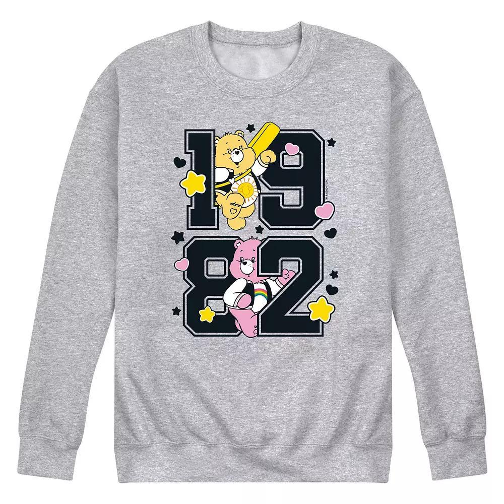 Mens Care Bears Care Bears 1982 Fleece Sweatshirt Grey Gray Product Image