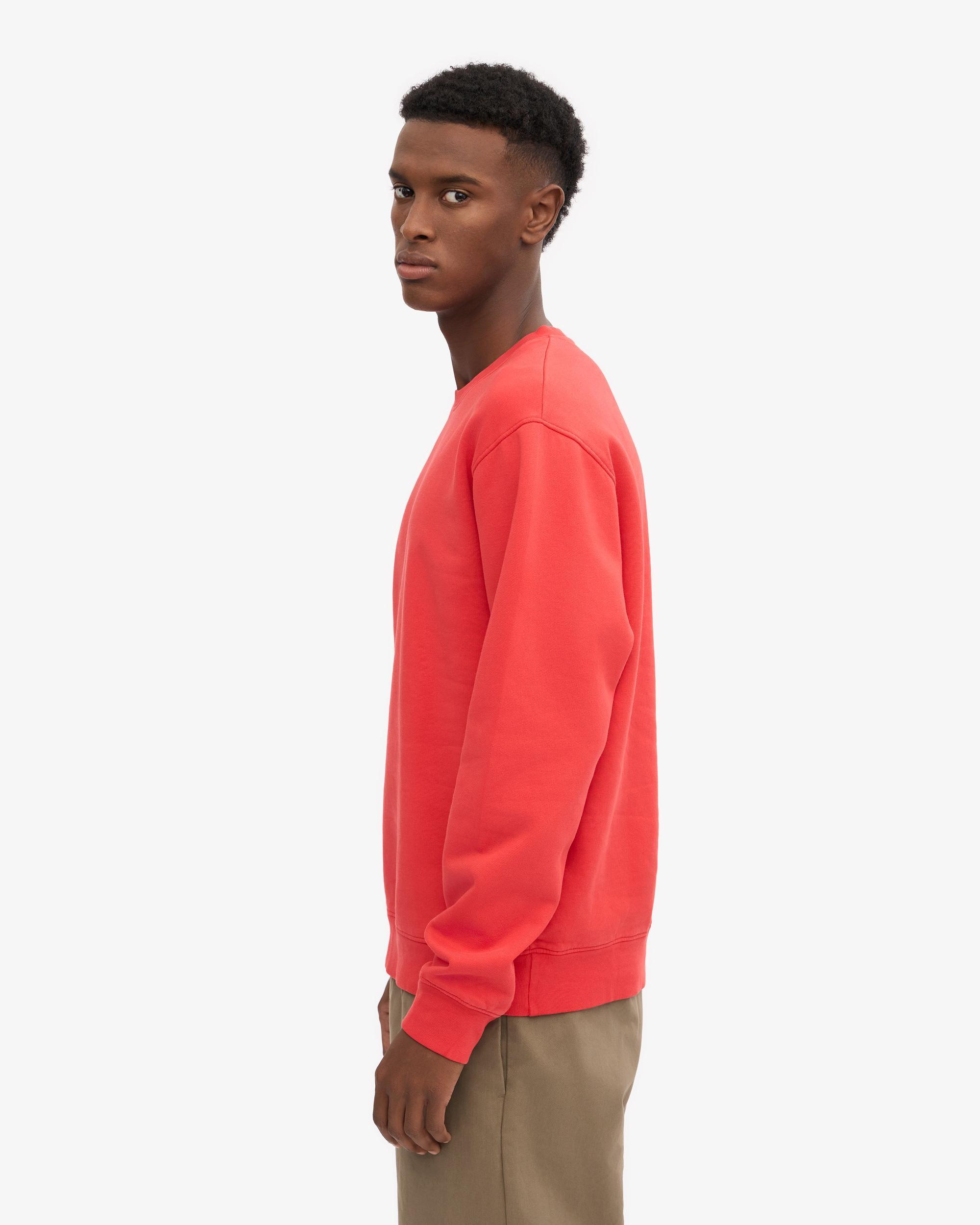 Classic Organic Crew - Red Tangerine Product Image