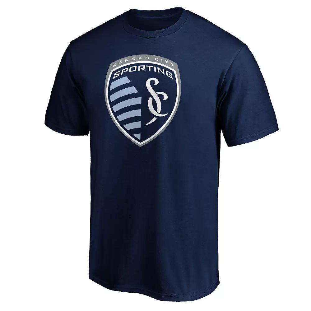 Men's Fanatics MLS Sporting Kansas City Classic Logo Graphic Tee, Size: Large, Blue Product Image