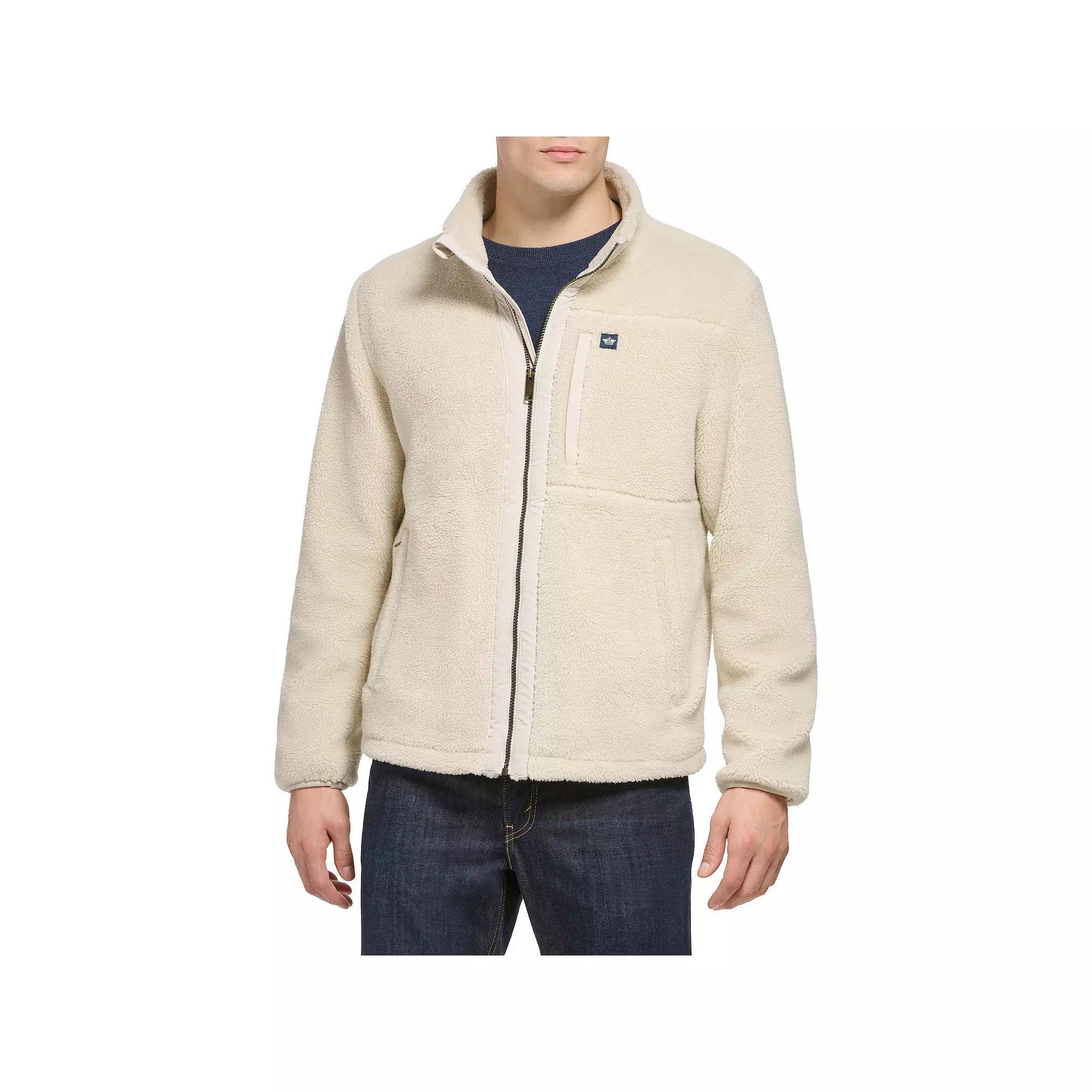 Men's Dockers® Sherpa Zip Front Jacket, Size: Small, Green Product Image