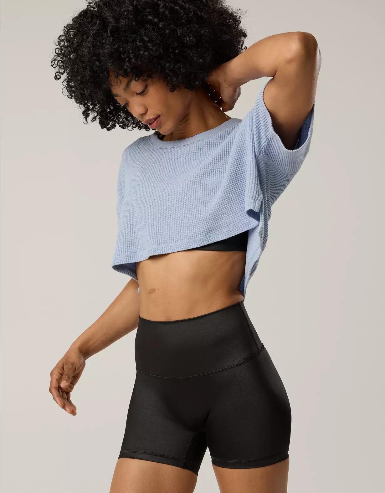 OFFLINE By Aerie Goals Gloss 4" Bike Short Product Image