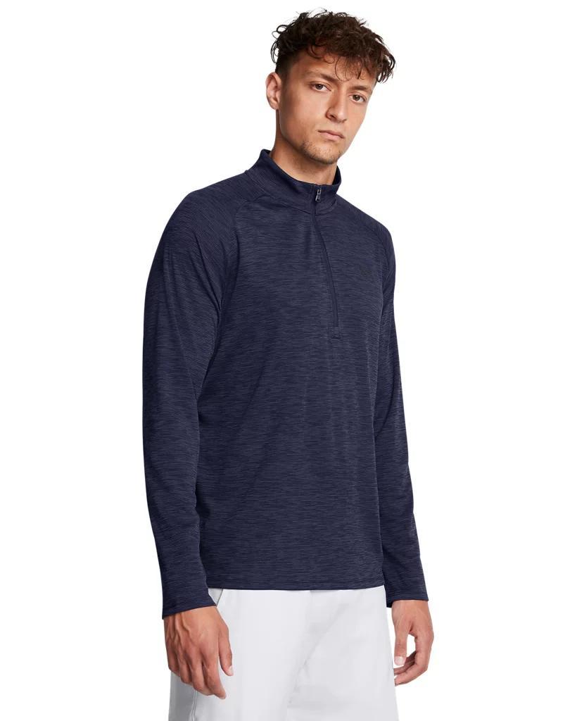Men's Under Armour Tech 2.0 Half-Zip Top, Size: XXL, Black Navy Product Image