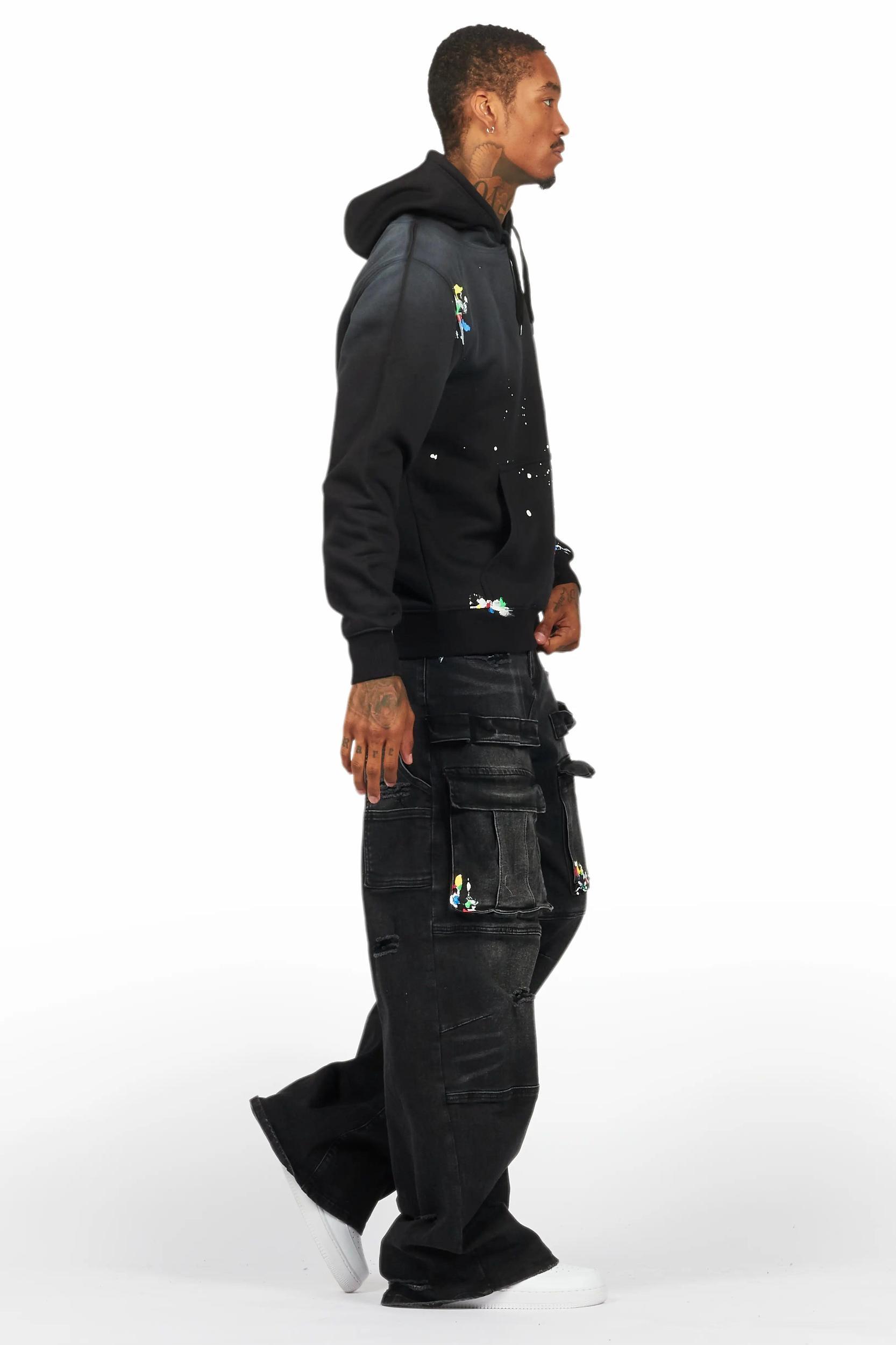 Art Dist Black Hoodie/Baggy Fit Jean Bundle Male Product Image