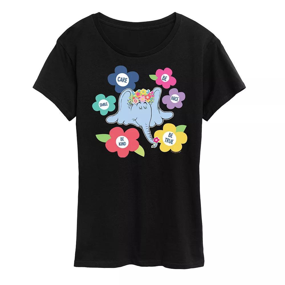 Women's Dr. Seuss Horton Kindness Graphic Tee, Girl's, Size: XXL, White Product Image