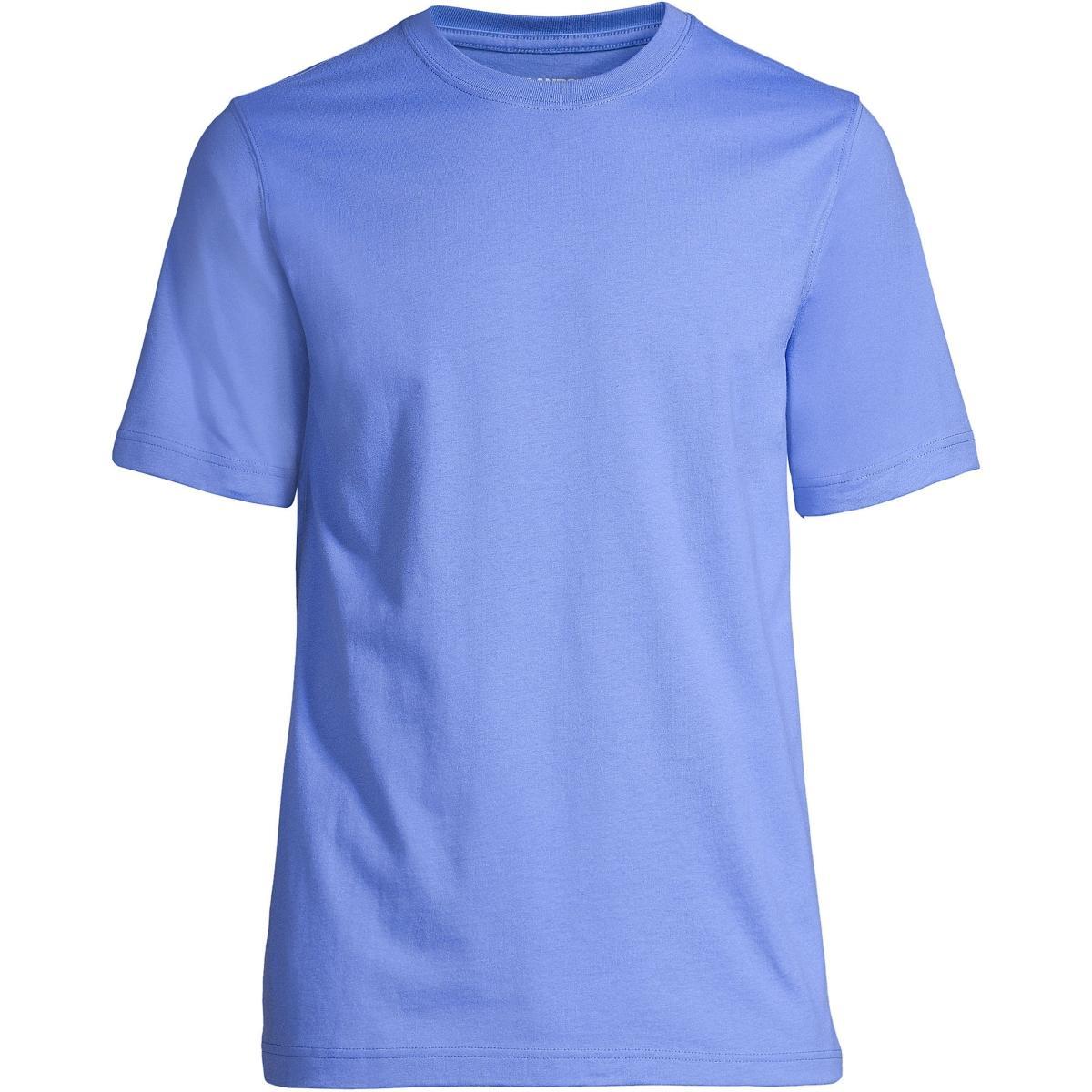 Men's Lands' End Super-T Short Sleeve T-Shirt, Size: Small, Deep Woodland Green Product Image