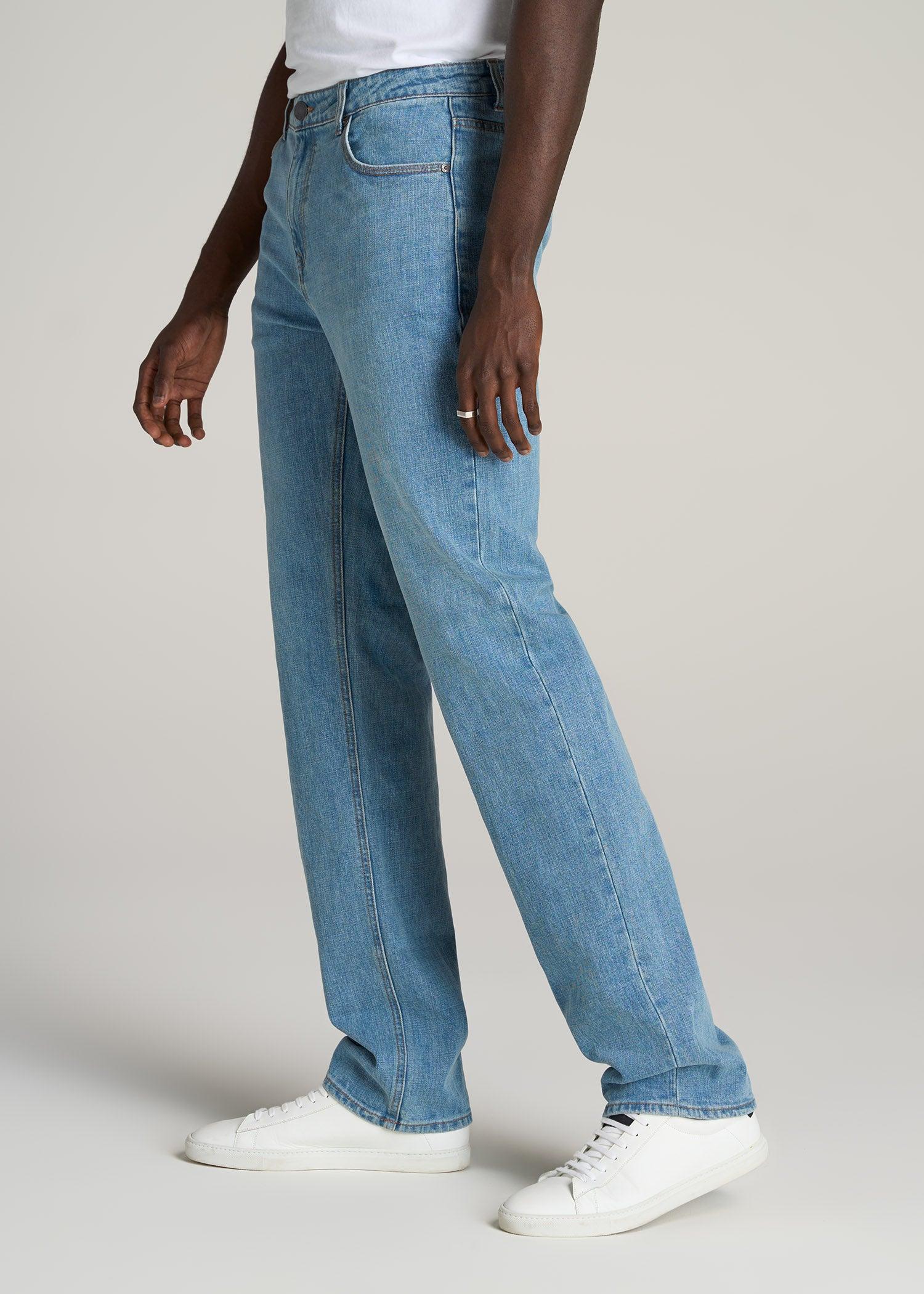 LJ&S STRAIGHT LEG Jeans for Tall Men in Heritage Faded Product Image
