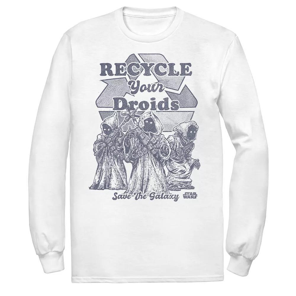 Men's Star Wars Jawas "Recycle Your Droids" Graphic Tee, Size: Large, Athletic Grey Product Image