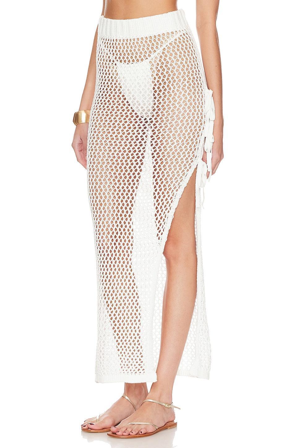 Womens Deborah Netted Cotton Maxi Skirt Product Image