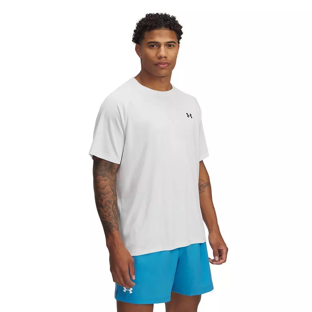 Big & Tall Under Armour Tech™ Textured Short Sleeve Tee, Men's, Size: 4XL, Distant Gray Product Image