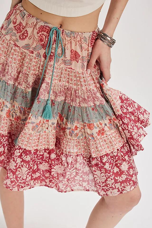 Many Layers Printed Skirt Product Image