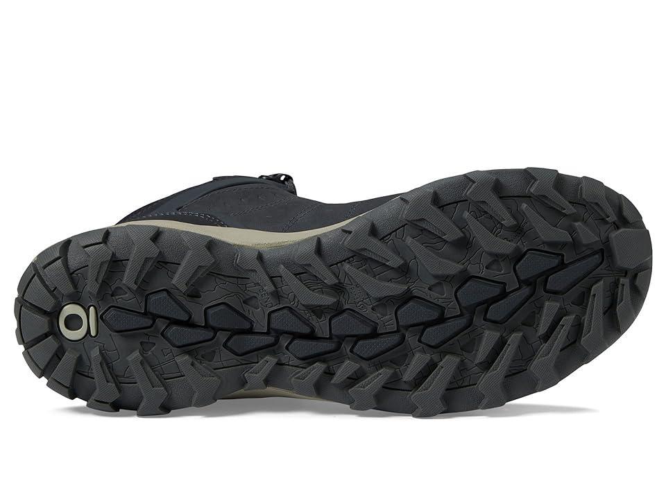 Oboz Sypes Mid Leather B-DRY (Lava Rock) Men's Shoes Product Image