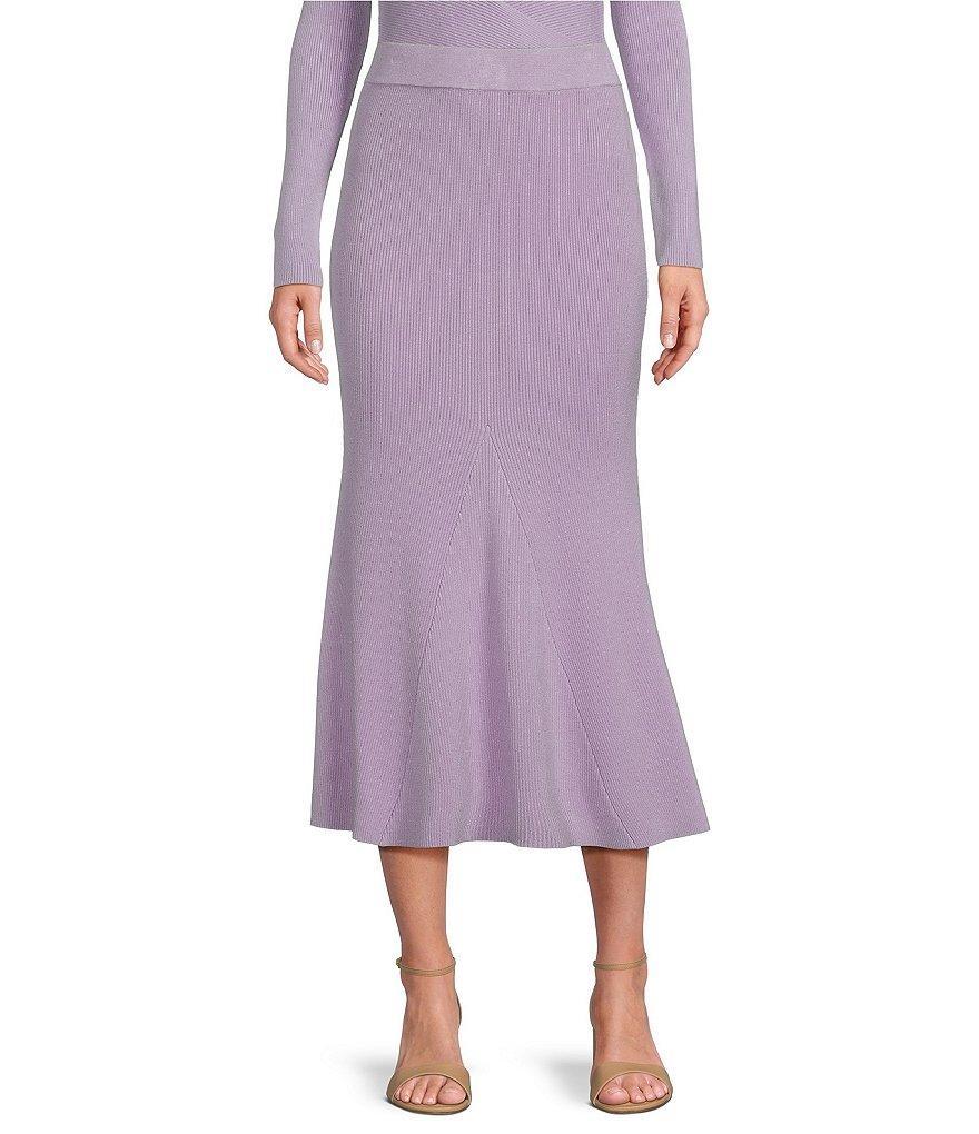 Antonio Melani Brianna Ribbed Knit Coordinating Midi Skirt Product Image