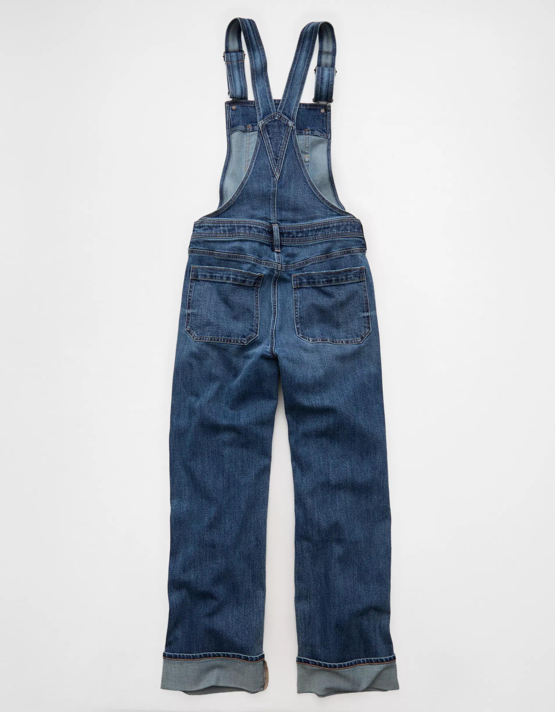 AE Stretch Stovepipe Overall Product Image