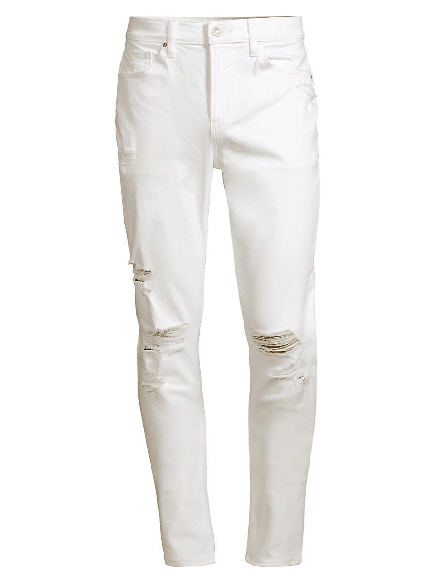 Hudson Super Stretch Skinny Ripped Jeans Product Image
