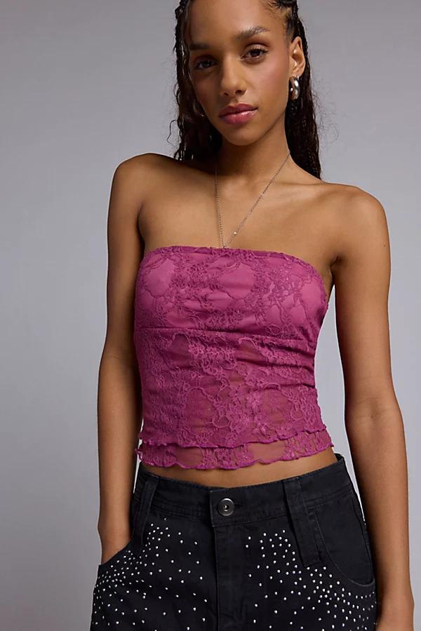 Kimchi Blue Kori Lace Tube Top Womens at Urban Outfitters Product Image