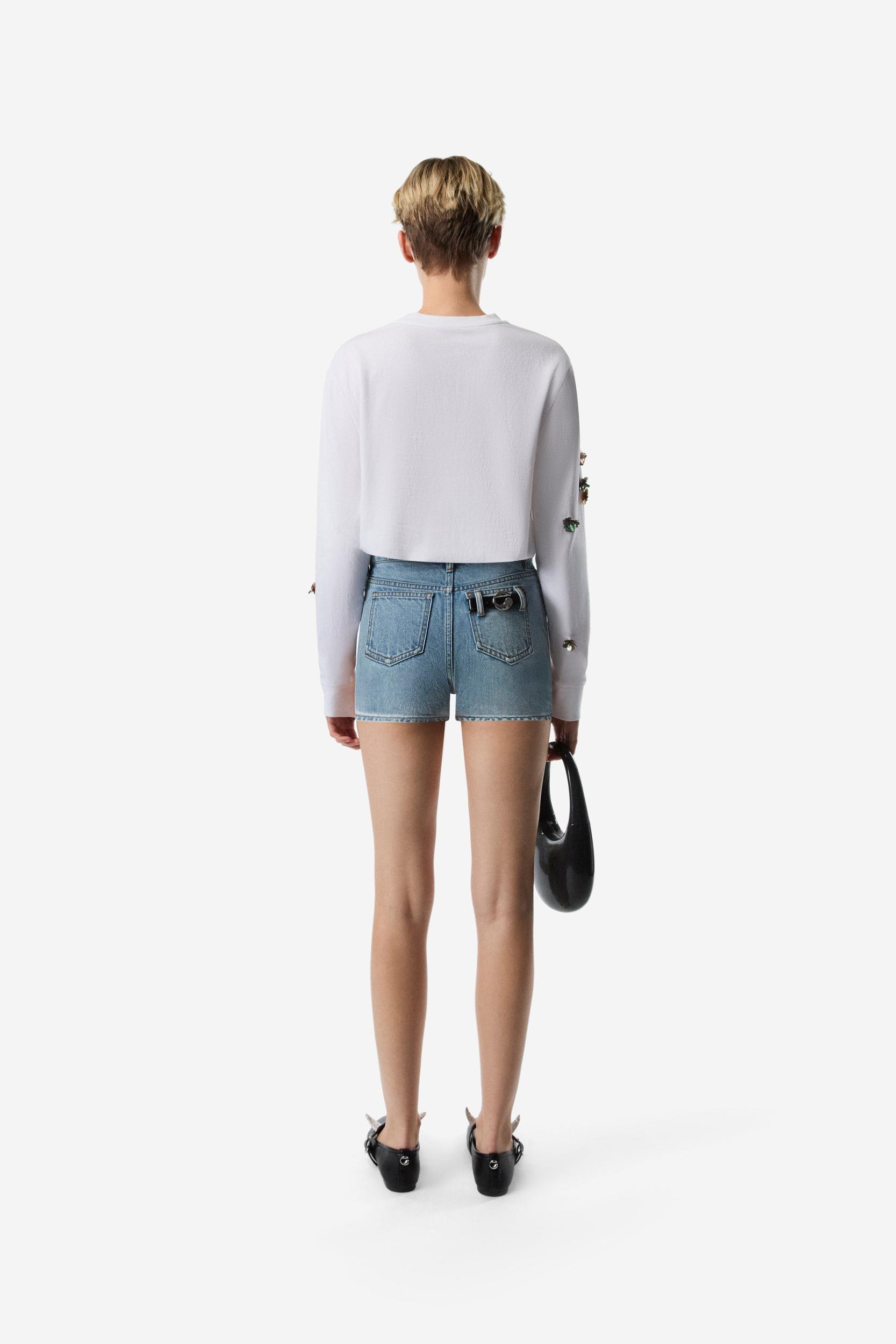 Disney X Coperni Crown Denim Short Product Image
