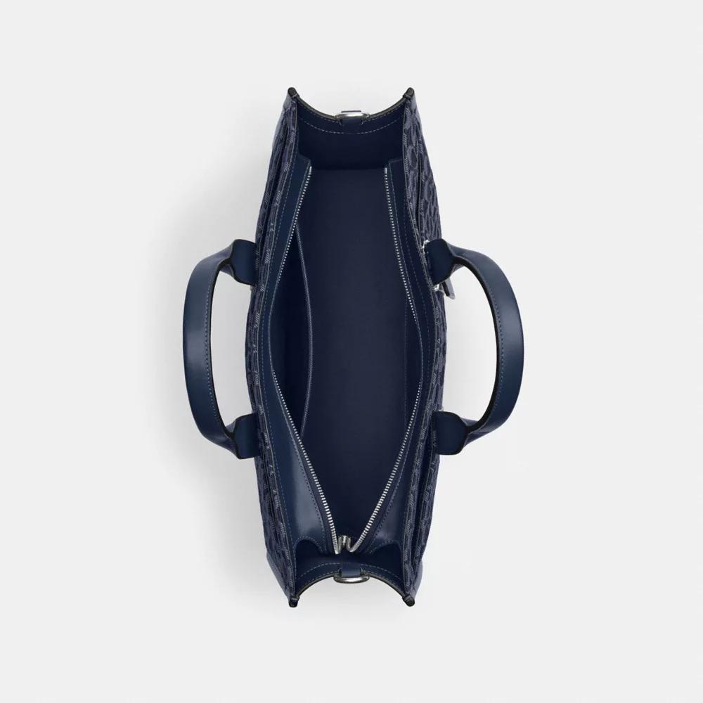 Wesley Tote In Signature Denim Product Image