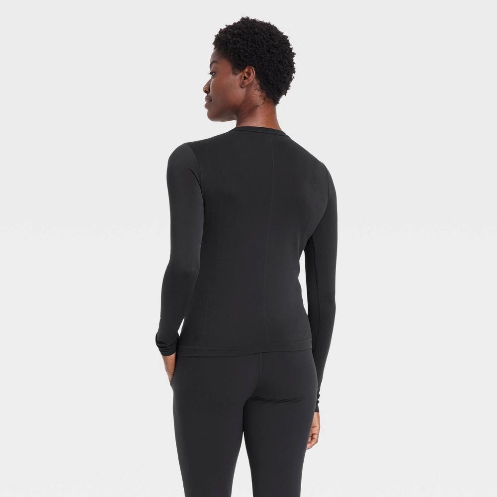 Womens Seamless Long Sleeve Top - All In Motion Black XXL Product Image