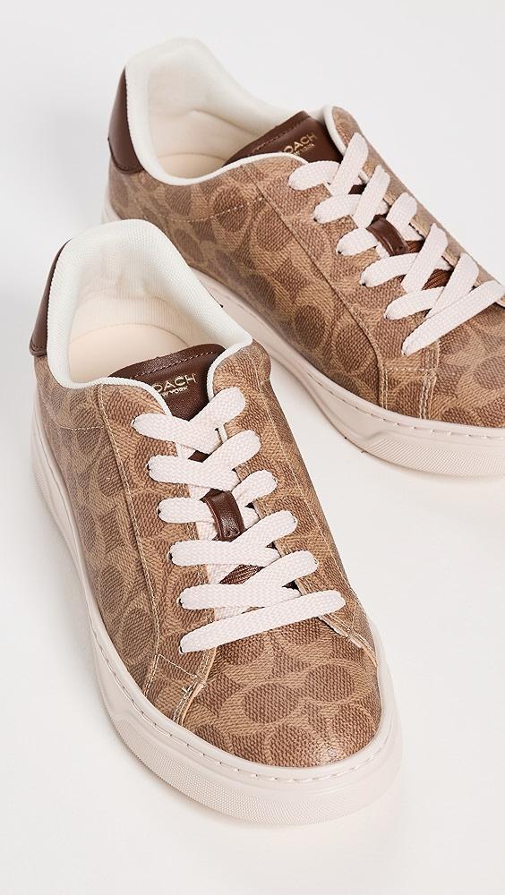 Coach High Line Signature Coated Canvas Sneakers | Shopbop Product Image