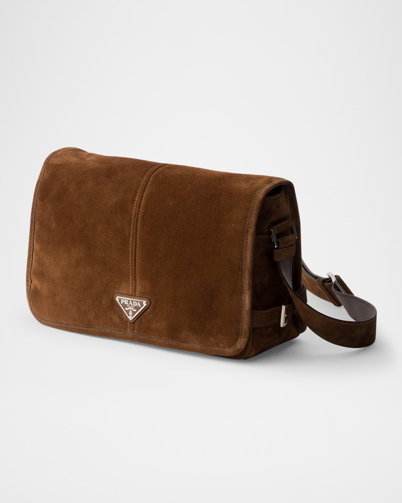 Men's Suede Shoulder Bag Product Image