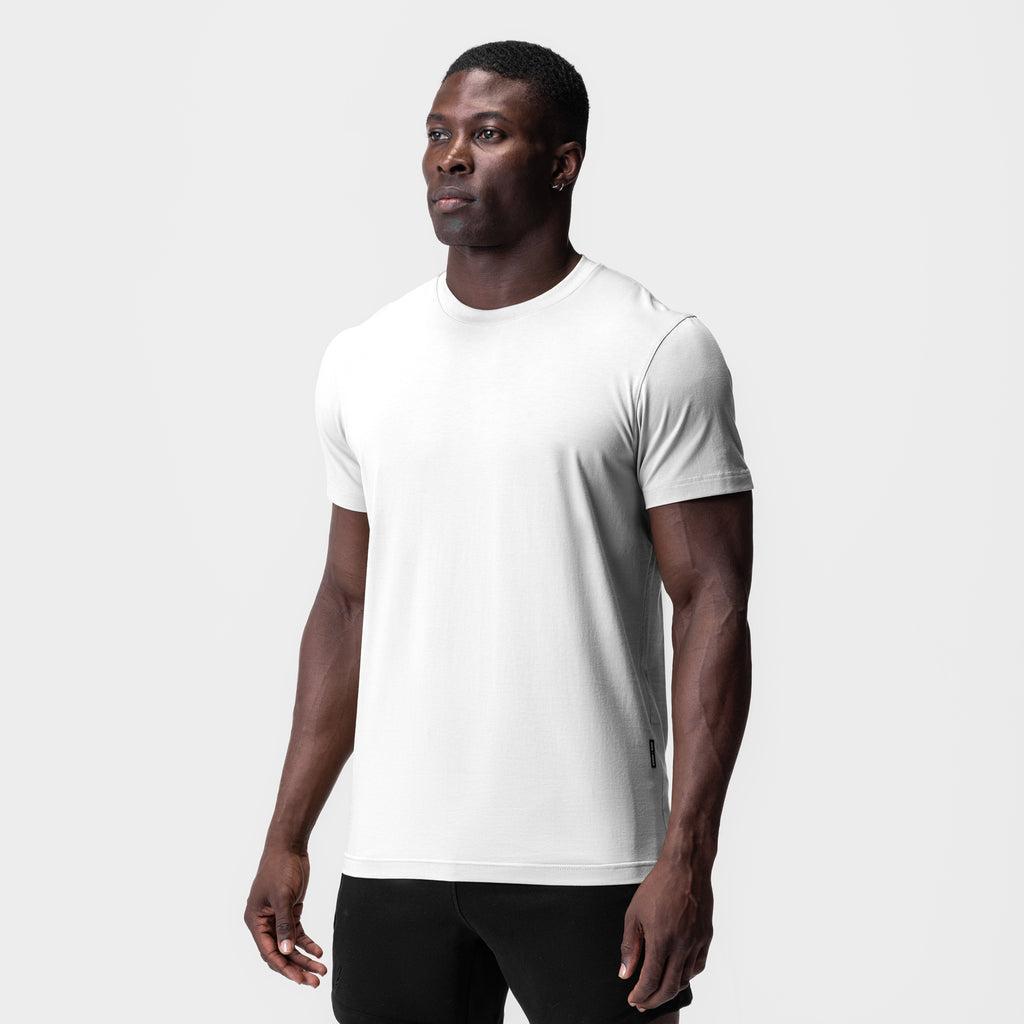 0919. Supima® Fitted Tee - White Product Image