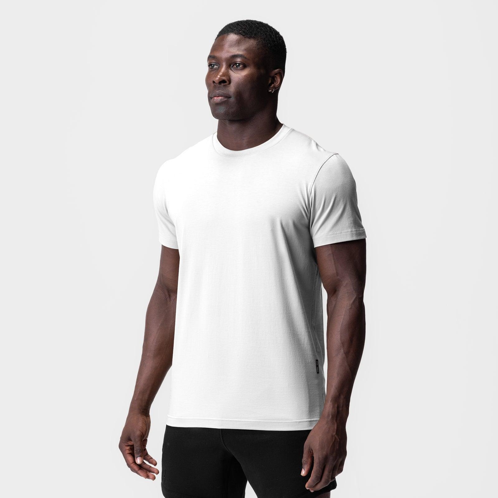 0919. Supima® Fitted Tee - White Product Image
