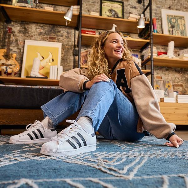 adidas Originals Womens adidas Originals Superstar - Womens Basketball Shoes Cloud White/Cloud White/Cloud White Product Image