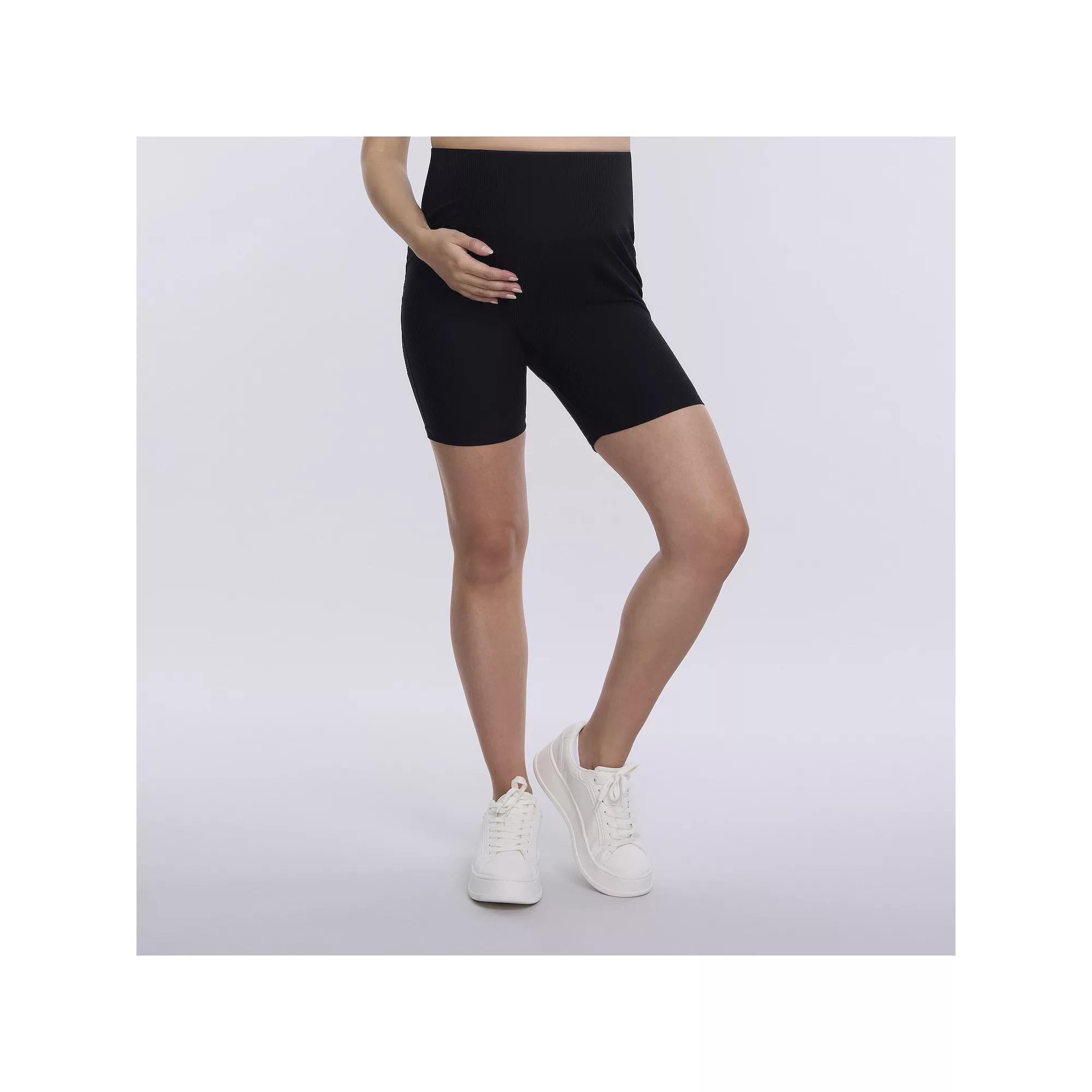 Maternity Motherhood Biker Shorts, Womens Product Image