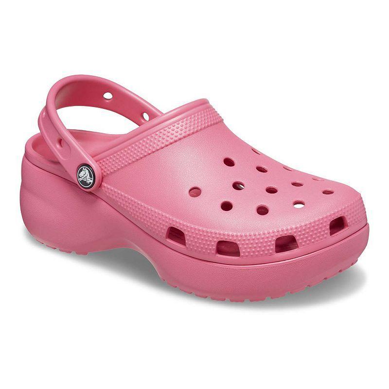 Crocs Classic Women's Platform Clogs, Size: 11, Black Product Image